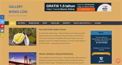 Desktop Screenshot of gallerybisnis.com